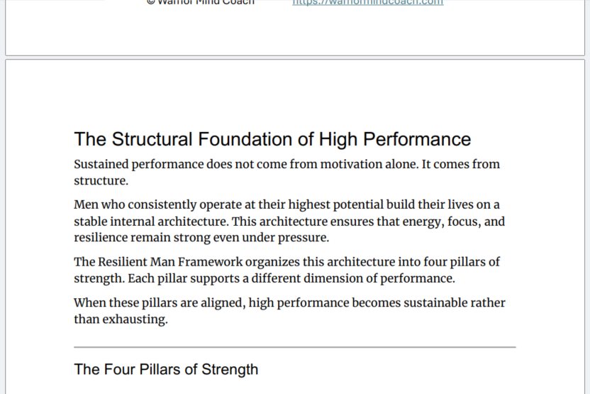 High Performance Structure